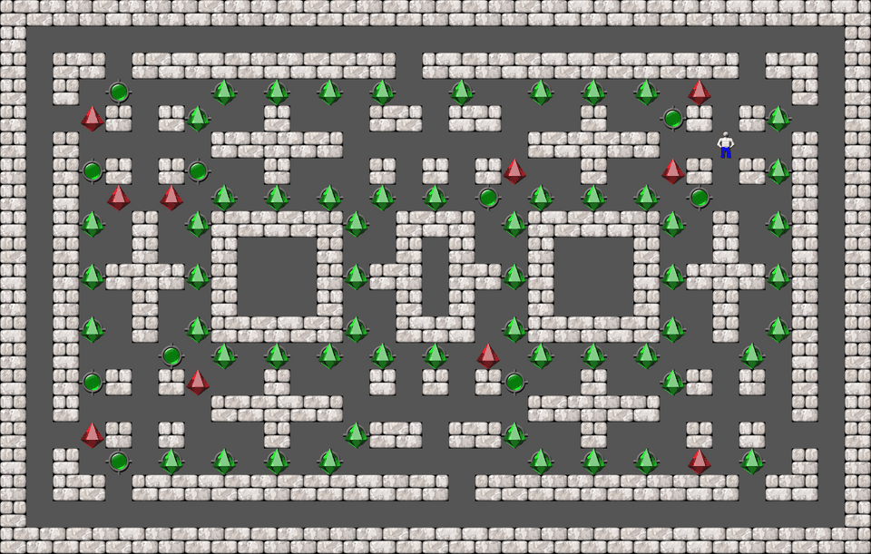 Sokoban Mass Remodel level 340